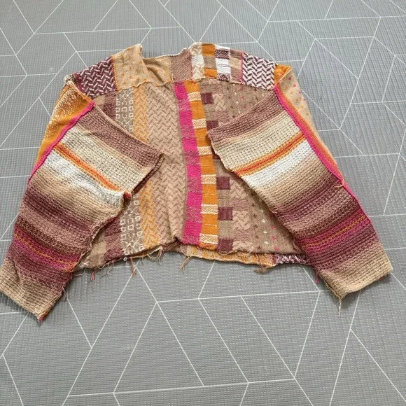 Free People Multicolor Patchwork Sweater - Picture 3 of 8